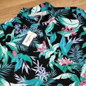 Tommy Bahama Women's XS Tropical Golf‎ Tennis Active Dress With Black Shorts NWT